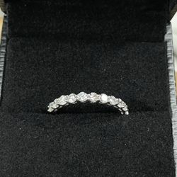 Wedding Band 14k White Gold .33 carats (Bloomingdale’s)