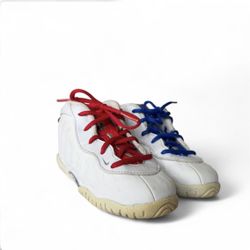 Nike Air Foamposite One white multi coloured trainers #sneakers #foamposite 9c