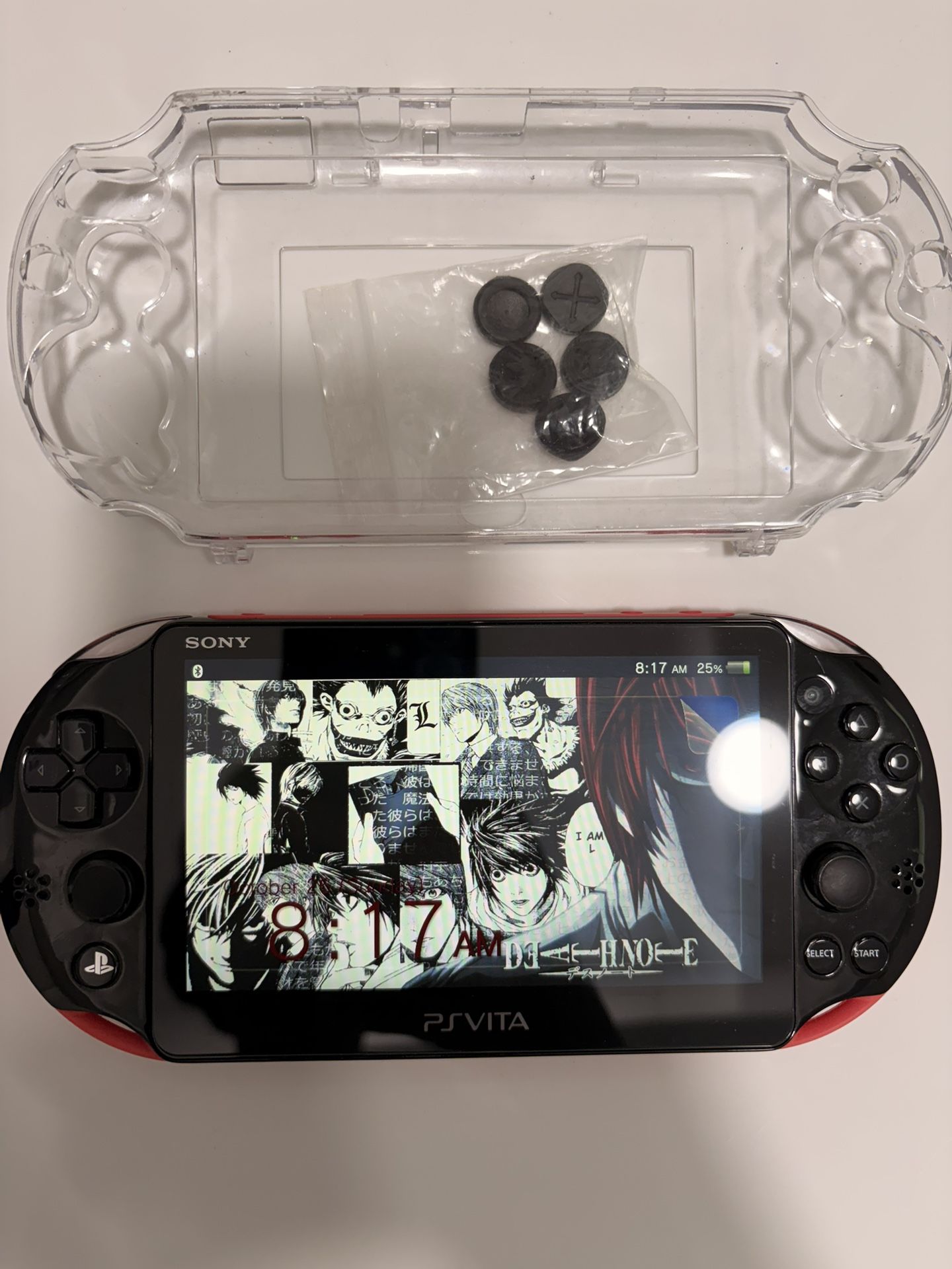 *MODDED* Ps Vita 2000 with case and thumb grips (Trades accepted)