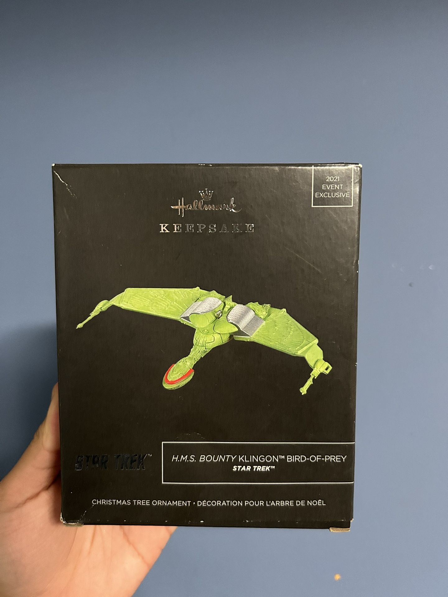 2021 Hallmark SDCC Star Trek H.M.S. Bounty Klingon Bird-Of-Prey Event Exclusive