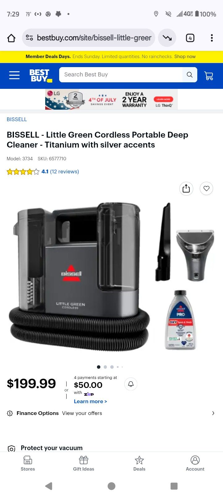 Bissell Cordless Spot Cleaner