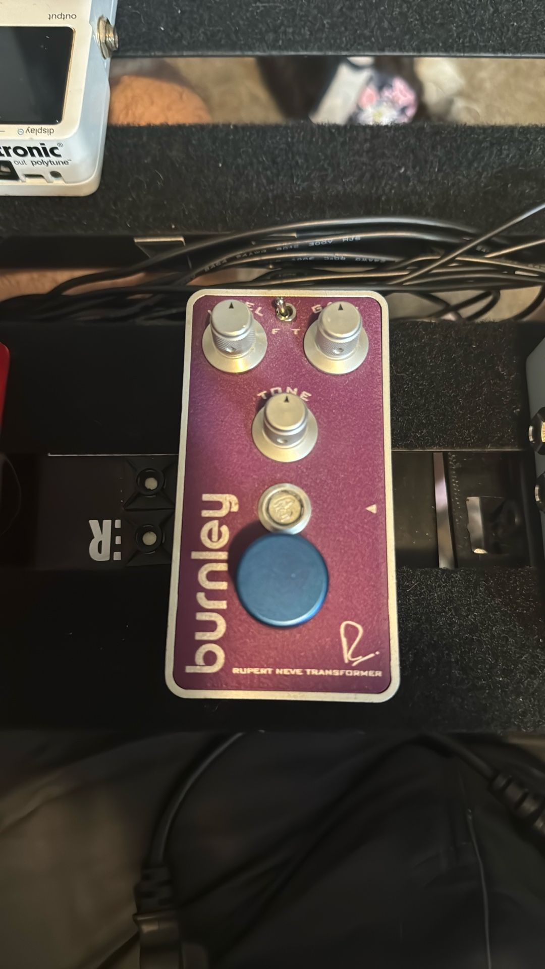 Bogner Burnley Distortion Pedal with Neve transformer.