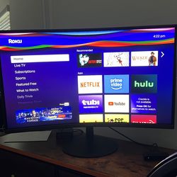 27in Curved Samsung Monitor