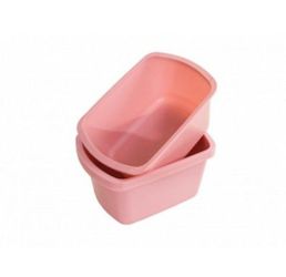 Essential Medical Supply 6 Qt Rectangular Pink Wash Basin
