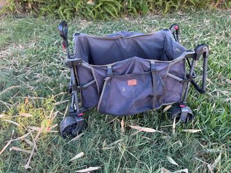 Foldable push wagon