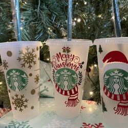 Christmas Starbucks Cups