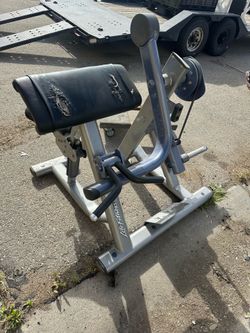 Life fitness bicep curl