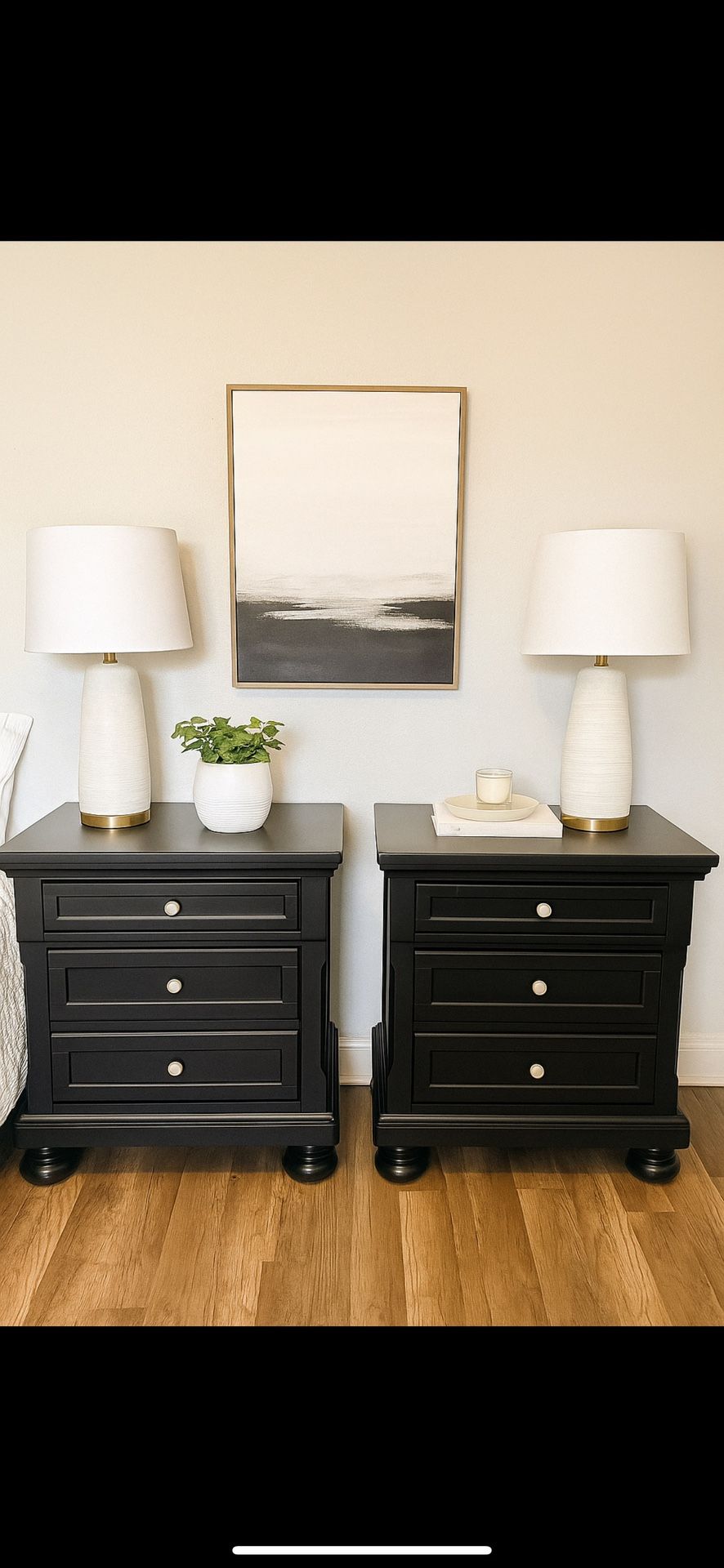 Modern Black Nightstands