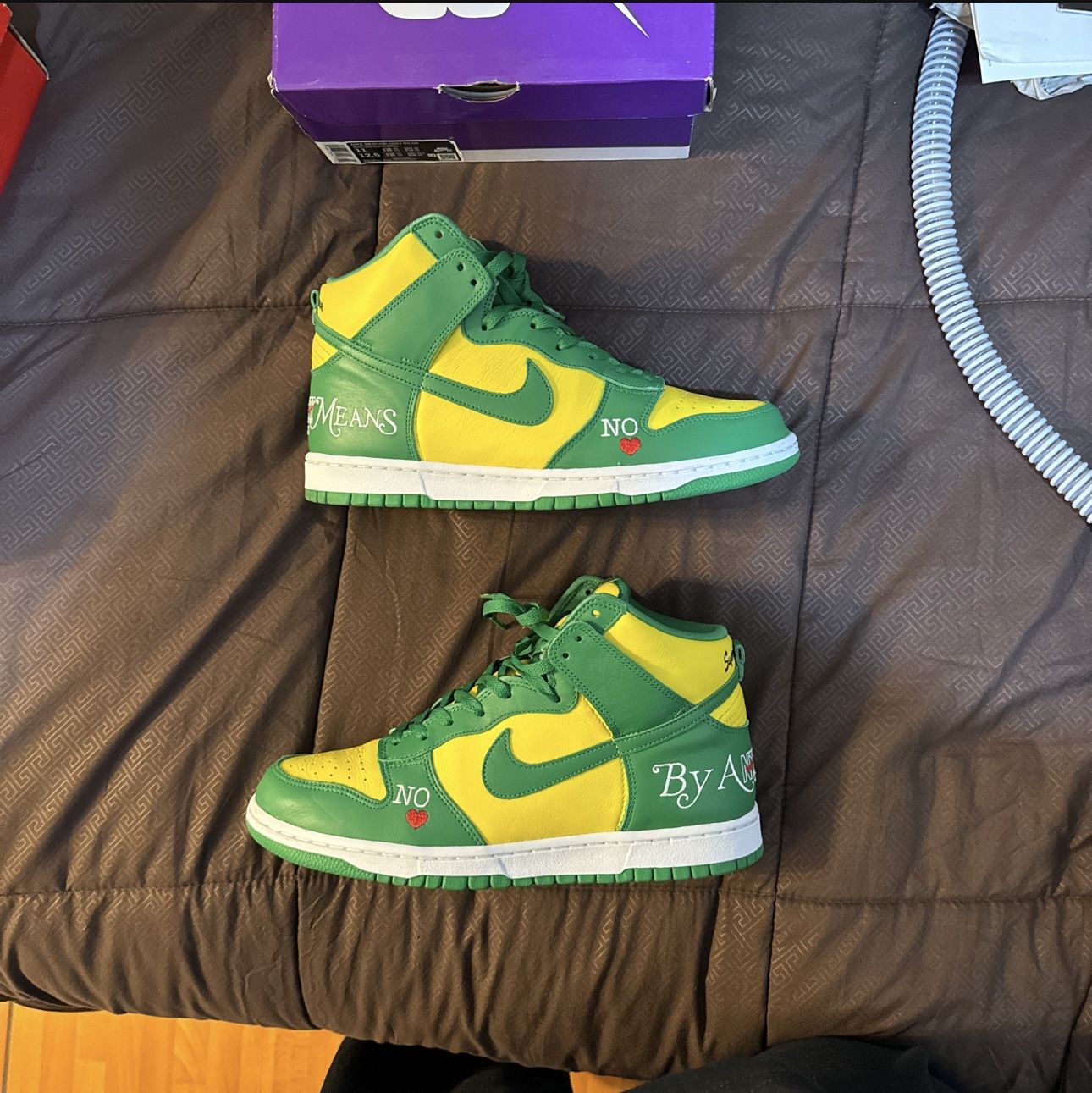 Supreme X Nike Dunk High SB “ By Any Means- Brazil”