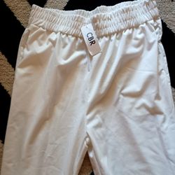 White  Joggers New