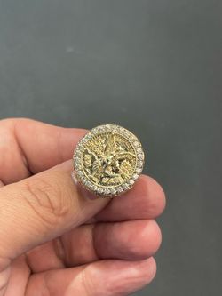 10KT Yellow Gold CZ “Centenario” Ring