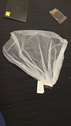 Short White Veil