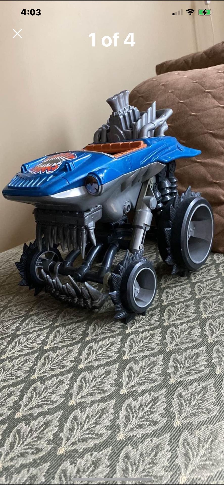 Vintage Street Sharks Cruiser Car Toys