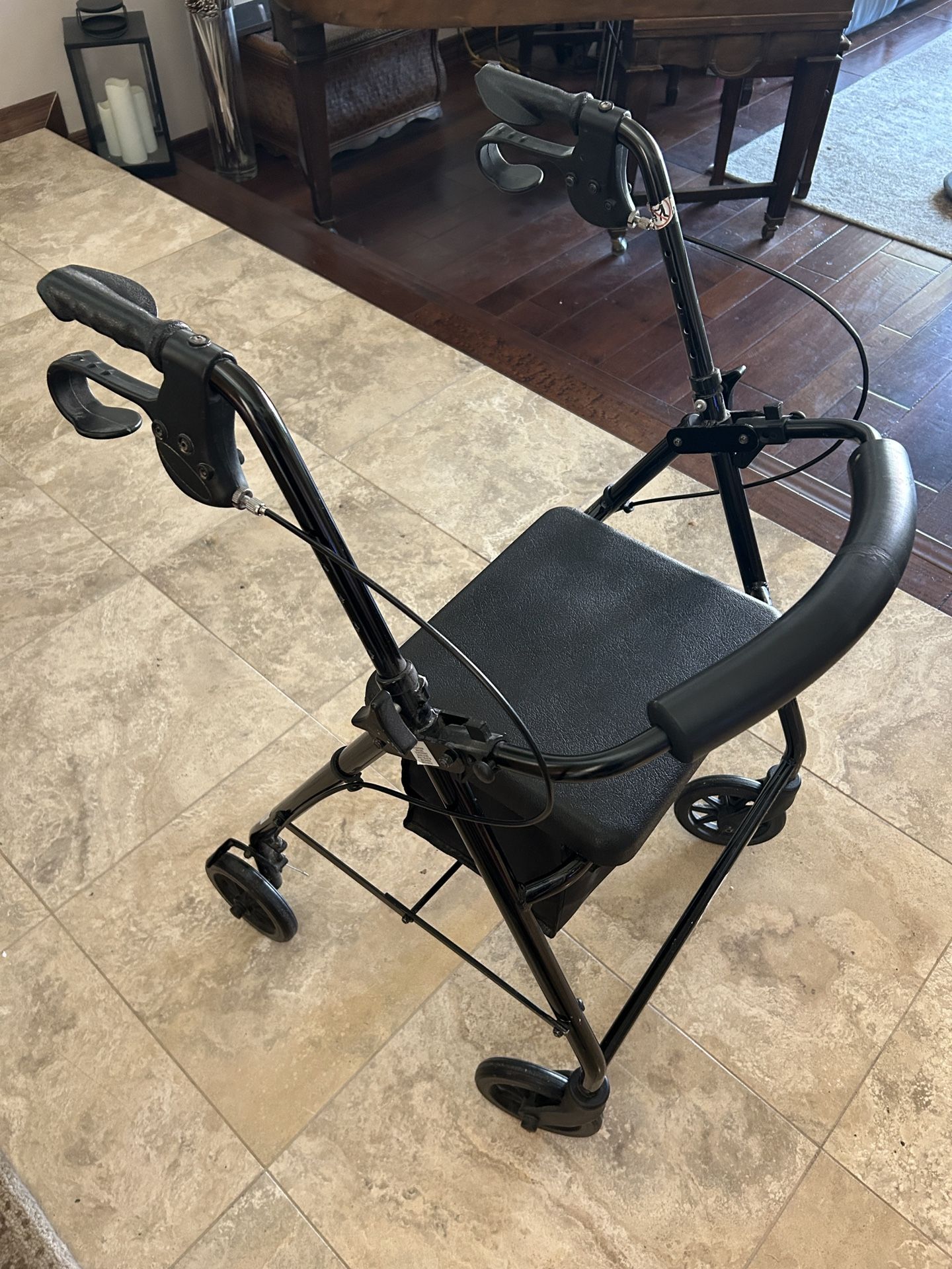 Drive Walker With Seat, Storage And Brakes