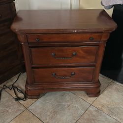 Night Stand And Dresser With Mirror