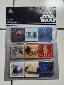 Star wars movies 9 magnets