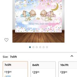 Baby Ginder Reveal Items Baby Shower