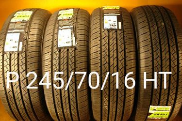 245/70/16 For Sale 4 New Tires We Service Motorcycle Tires