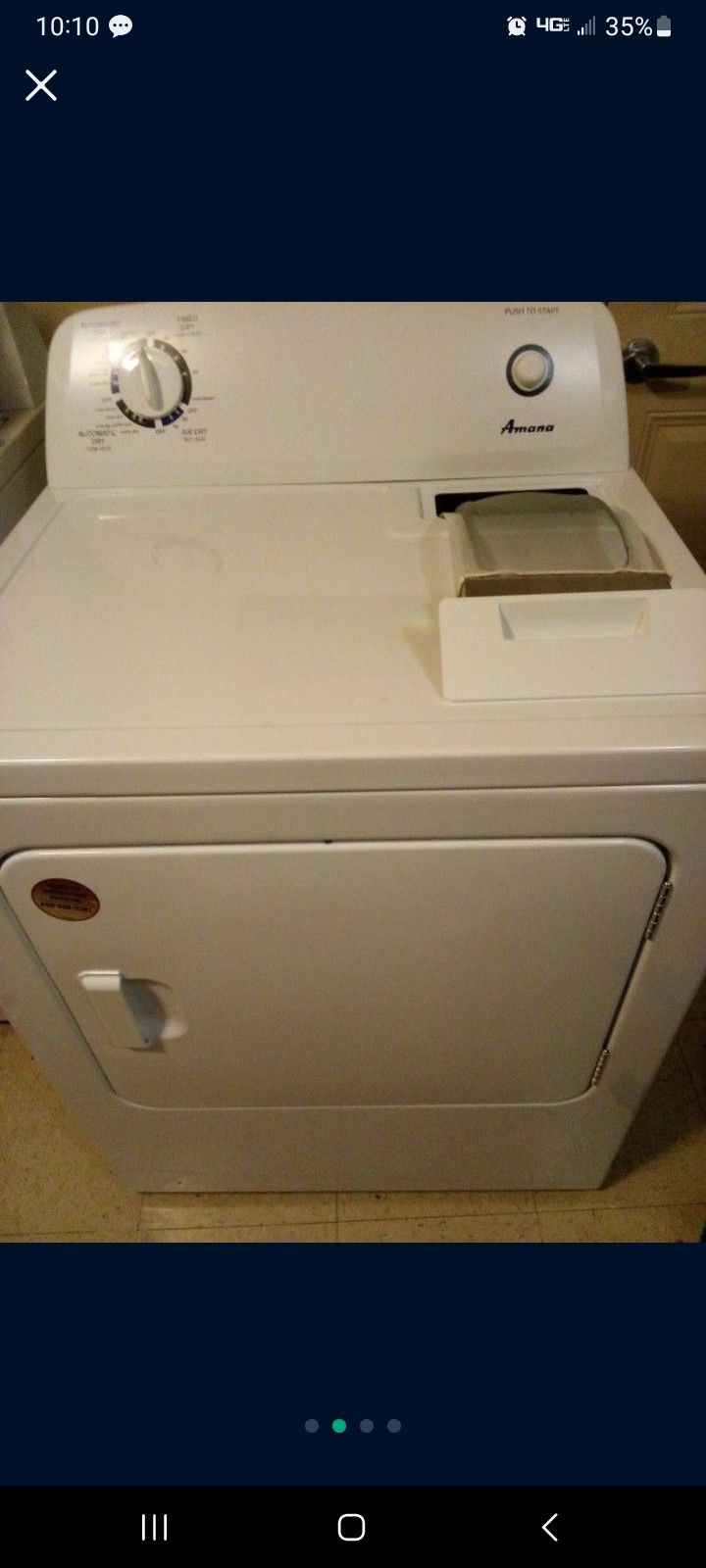 Amana Dryer