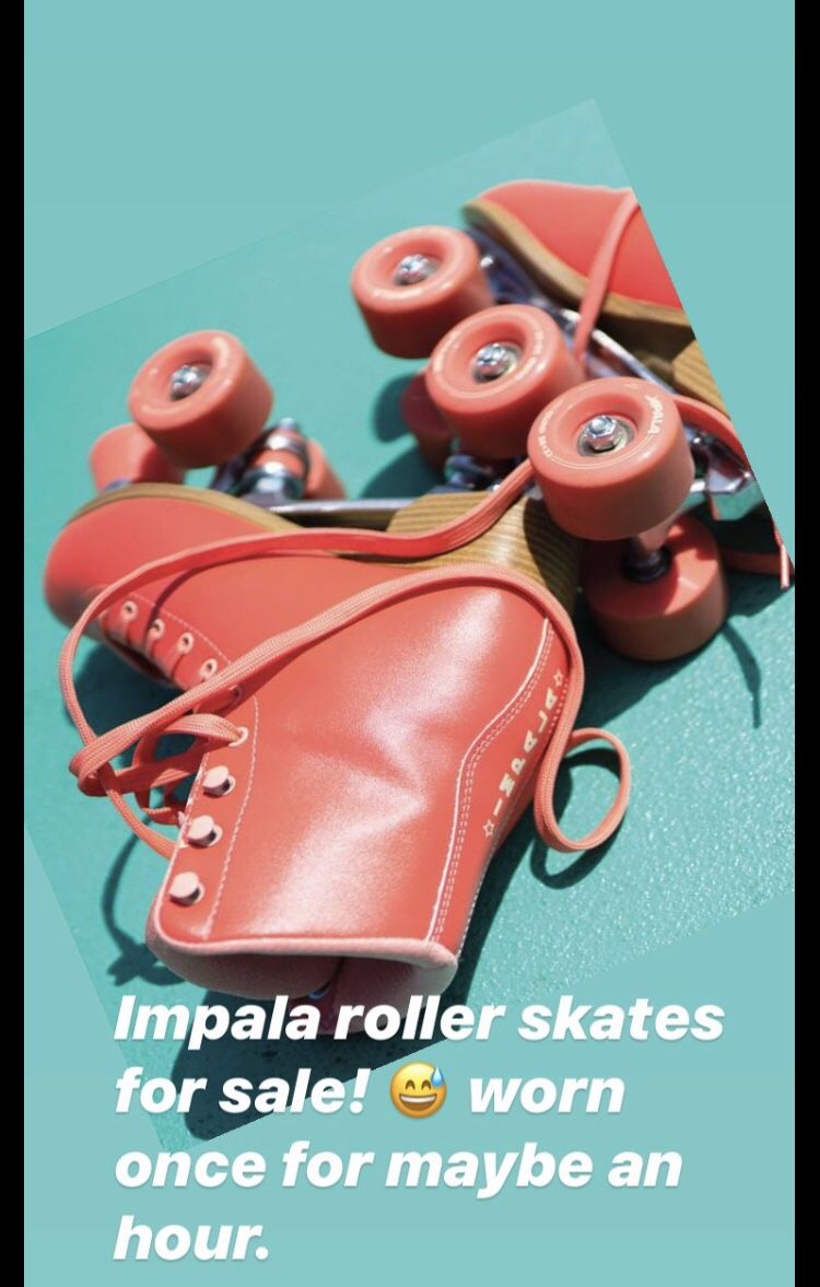 Impala Living Coral Roller Skates