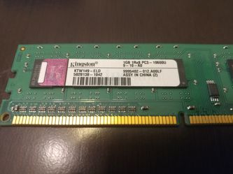 Kingston DDR3 PC10600 Desktop RAM