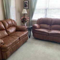 Two Love Seat Recliners 