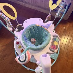 Blue Baby Bouncer
