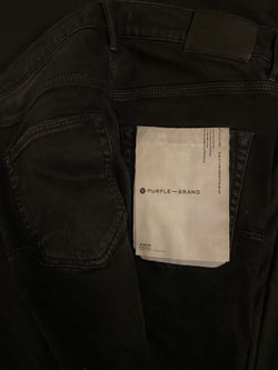 Purple Jeans Skinny Size 31 Black P001