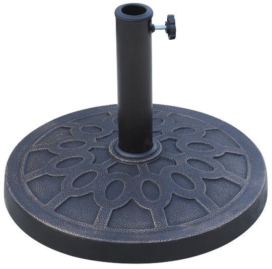 18"  26 lb Round Resin Umbrella Base