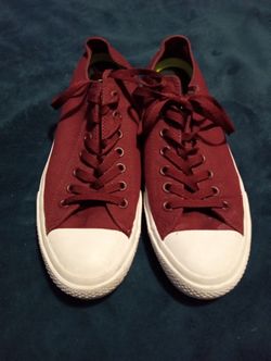 Converse All-Star Chuck Taylor II Athletic Shoes Maroon Sz 10.5