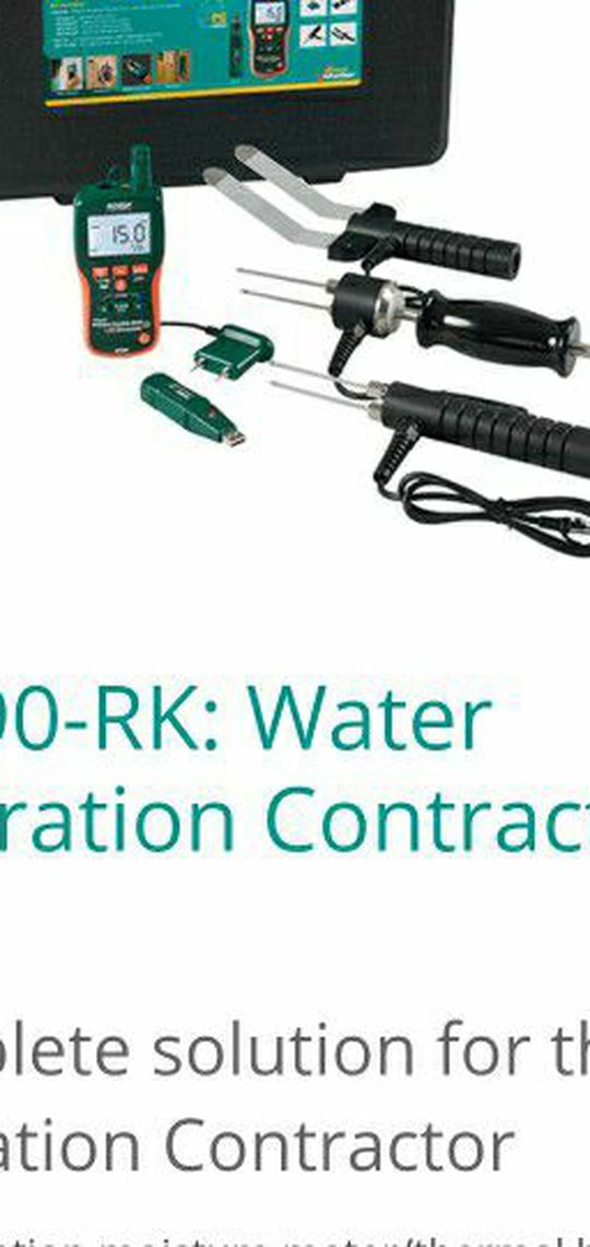 Extech Water Restoration Contractor Kit