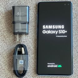 Samsung Galaxy S10+ Plus  , Unlocked   for all Company Carrier ,  Excellent Condition  Like New