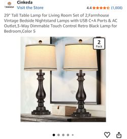 Table lamp set