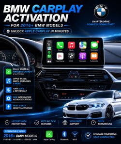Bmw Apple CarPlay wireless (2016+)