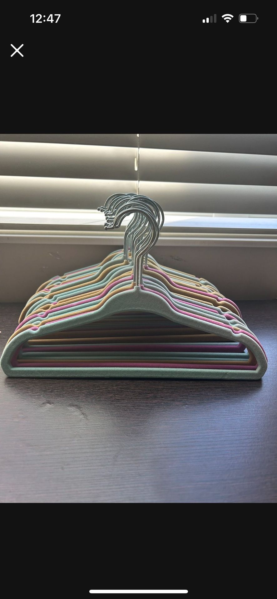 30 Velvet Kids Hangers 