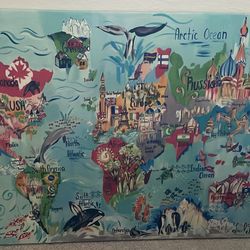 Canvas World Map