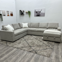 Cream Sectional Couch - Free Delivery