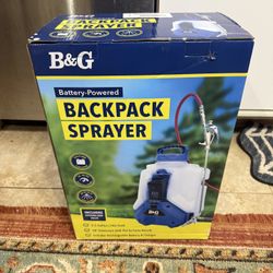B&G Backpack Sprayer Brand New