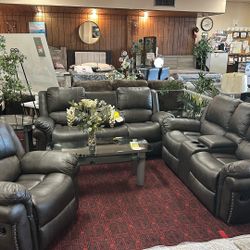 3pc Reclining Sofa Live And Chair 