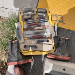 DEALMAN !!!!!! Of A Lifetime !!!Cement Finishing Tools To Much To List