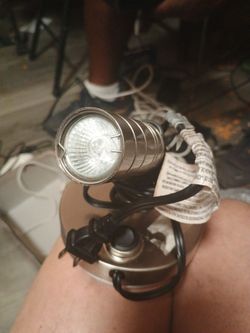 Spotlights for outdoors.
