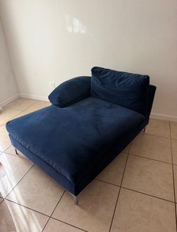 Blue sofa
