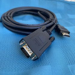 HDMI To VGA Adapter Cable 6 Ft 