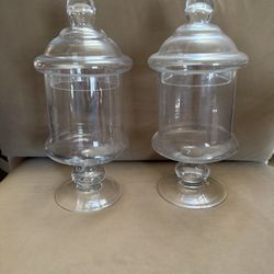 Apothecary Glass Jars With Lids