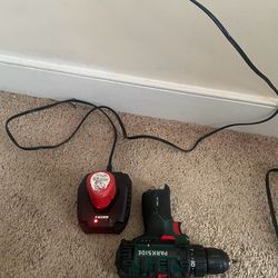 Parkside drill 12v charger and battery included
