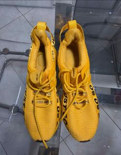 NEW Just SOSO Yellow Running Athletic Shoes Size EUR 41-8 EU.