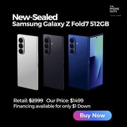 📱 Samsung Galaxy Z Fold 7 – Only $1 to Take It Home Today | Save $500 Instantly + 1-Year Warranty