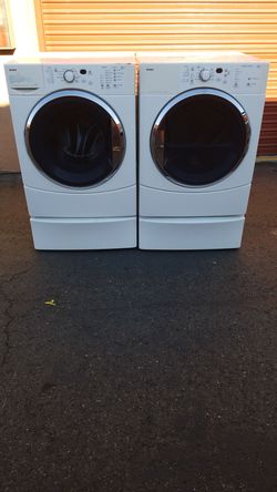 Set de lavadora y secadora marca kenmore eléctricas 3 meses de garantÃa delivery e instalación