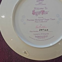 Precious Moments Sugar Town For Sale $15.00 Any Two Plates For $20.00