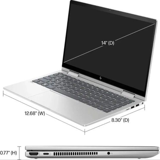 HP Envy 14-es1013dx 14" Touch Screen Convertible Into A Tablet